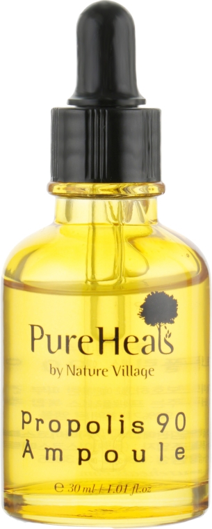 Питательная сыворотка с экстрактом прополиса для чувствительной кожи - PureHeal's Propolis 90 Ampoule — фото N2