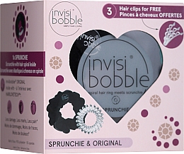 Invisibobble Heart Style Set (h/pin/3pcs + h/ring/2pcs) - Набір — фото N1