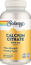 Пищевая добавка "Цитрат кальция", 1000 мг - Solaray Calcium Citrate 1000 mg — фото N1