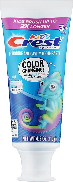 Дитяча зубна паста - Crest kid's Advanced Colour Changing Toothpaste — фото N1