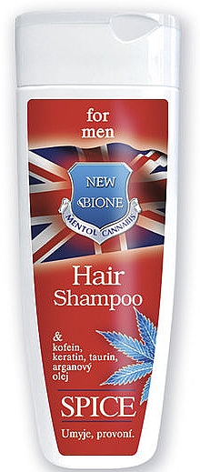 Мужской шампунь для волос - Bione Cosmetics Bio For Men Spice Shampoo — фото N1