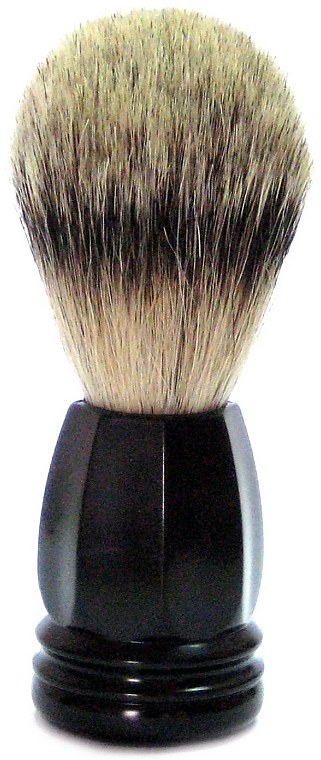 Помазок для гоління з ворсом борсука, пластик, чорний матовий - Golddachs Finest Badger Plastic Black Matt