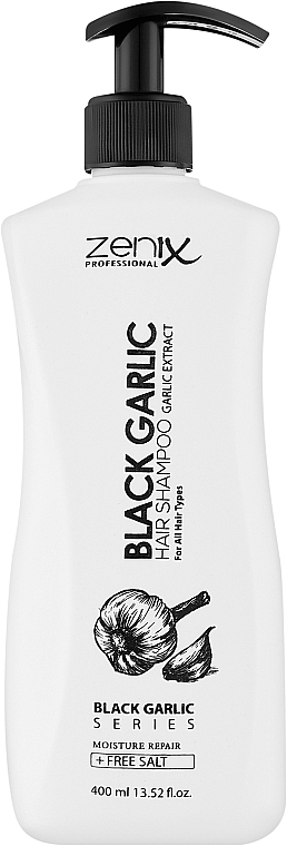 Шампунь с экстрактом черного чеснока - Zenix Black Garlic Hair Shampoo — фото N1