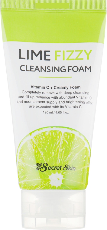 Очищувальна пінка - Secret Skin Lime Fizzy Cleansing Foam — фото N2