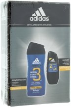 Парфумерія, косметика Набір - Adidas Sport Energy Kit (sh/gel/250ml + deo/50ml)