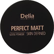 Духи, Парфюмерия, косметика Рассыпчатая пудра для лица - Delia Perfect Matt Loose Powder Skin Defined