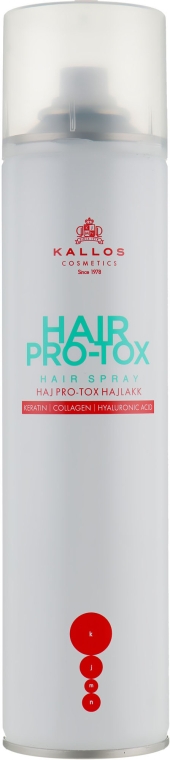 Спрей для укладки волос - Kallos Cosmetics Hair Pro-Tox Spray