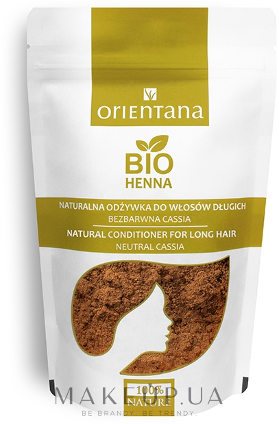 Безбарвний кондиціонер для довгого волосся - Orientana Bio Henna Herbal Long Hair Conditioner — фото 100g