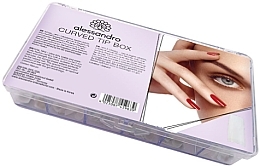 Духи, Парфюмерия, косметика Типсы для наращивания ногтей, Size 1-10 - Alessandro International Curved Tip Box