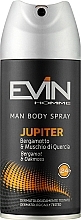 Парфумерія, косметика Дезодорант-спрей "Jupiter" - Evin Homme Body Spray