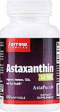Харчові добавки "Астаксантин" - Jarrow Formulas Astaxanthin 12mg — фото N4