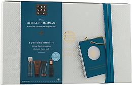 Духи, Парфюмерия, косметика Набор - Rituals The Ritual of Hammam Gift Set (foam/gel/50ml + h/soap/110ml + shampoo/70ml + soap/70ml)