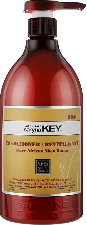 Восстанавливающий кондиционер - Saryna Key Damage Repair Pure African Shea Conditioner — фото N4