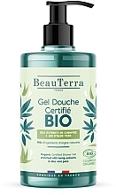 Гель для душу "Екстракт конопель та алое вера" - BeauTerra Hemp Extract & Organic Aloe Vera Shower Gel — фото N1