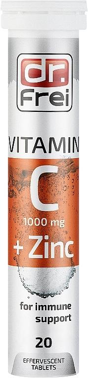 Витамины шипучие "Витамин С + Цинк" - Dr. Frei Vitamin C +Zink