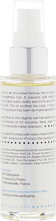 Живильна олія для волосся - Halier Oiltense — фото N4