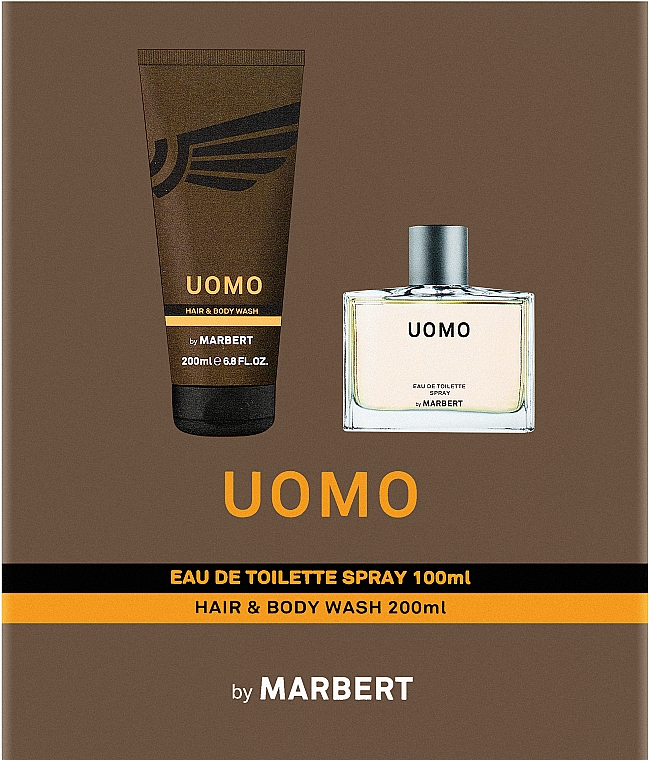 Marbert Uomo - Набір (edt/100ml + h/b/wash/200ml) — фото N1