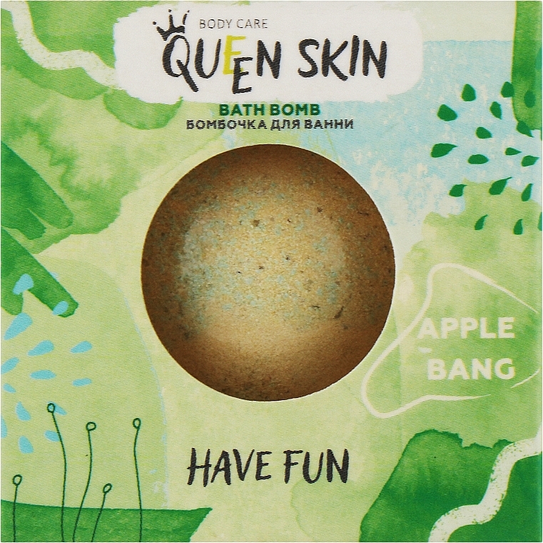 Бомбочка для ванни "Яблучний вибух" - Queen Skin Bath Bomb Apple Bang — фото N2