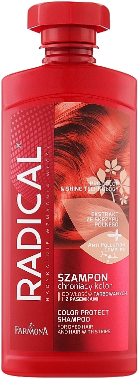 Шампунь для фарбованого і меліруваного волосся - Farmona Radical Pro Color & Shine Technology Shampoo — фото N1