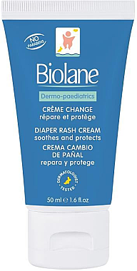 Крем з цинком від подразнень - Biolane Baby Diaper Rash Cream — фото N1