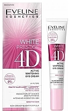 Парфумерія, косметика Крем для шкіри навколо очей - Eveline Cosmetics White Prestige 4D Active Whitening Eye Cream