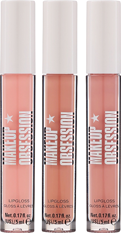 Набор - Makeup Obsession X Belle Jorden Lipgloss Collection (lipgloss/3x5ml) — фото N2