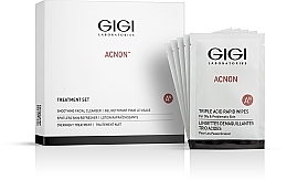 Влажные салфетки с кислотой - Gigi Acnon Triple Acid Rapid Wipes — фото N2