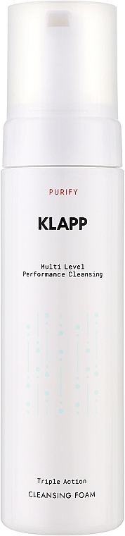 УЦЕНКА Очищающая пенка тройного действия - Klapp Multi Level Performance Purify Cleansing Foam * — фото N1