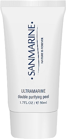Очищаючий пілінг подвійної дії для обличчя - Sanmarine Ultramarine Double Purifyng Peel — фото N1