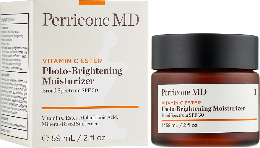 Зволожувальний крем для обличчя - Perricone MD Vitamin C Ester Photo-Brightening Moisturizer Broad Spectrum SPF30 — фото N4