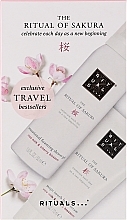 Парфумерія, косметика Набір - Rituals The Ritual Of Sakura Mini Travel Set (b/cr/70ml + sh/gel/50ml)