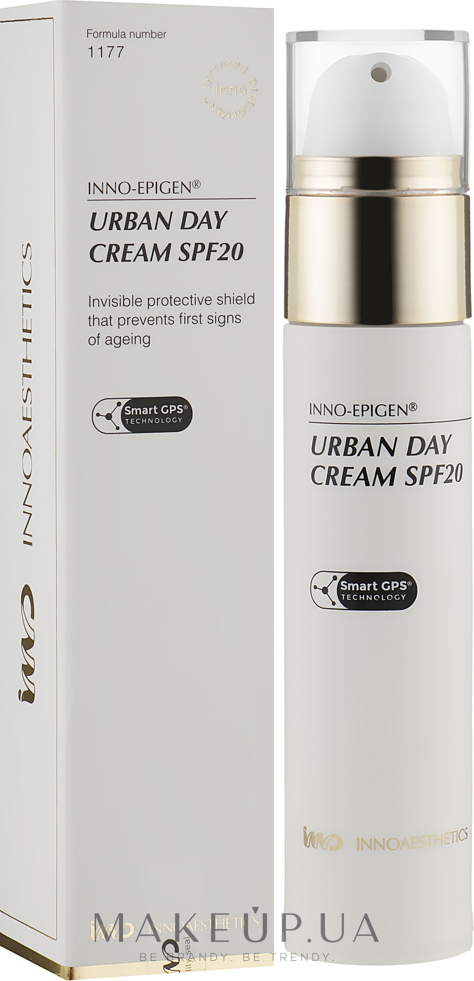 Дневной защитный крем для лица - Innoaesthetics Epigen 180 Urban Day Cream SPF 20 — фото 50ml
