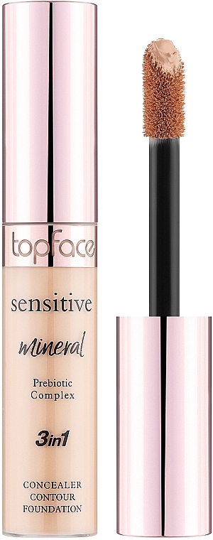 Консилер для лица - TopFace Sensitive Mineral 3 in 1 Concealer