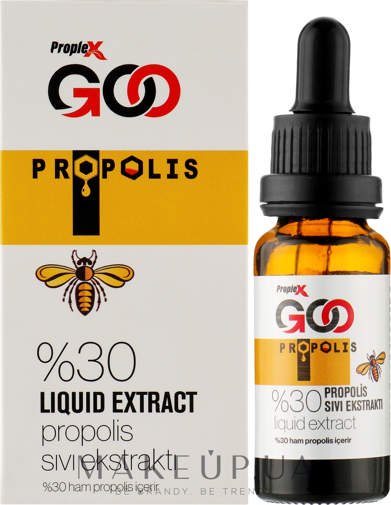 Краплі з екстрактом прополісу - Dr. Clinic Proplex Goo Propolis 30% Liquid Extract — фото 20ml