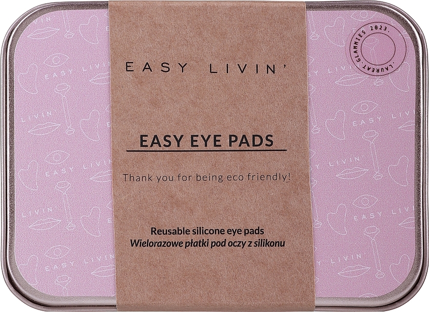 Многоразовые силиконовые патчи для глаз - Easy Livin Easy Eye Pads — фото N1