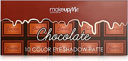 Профессиональная палитра теней 10 цветов, CH10 - Make Up Me Chocolate — фото N2