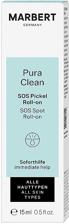 Тоник для проблемной кожи - Marbert Purifying Care Pura Clean SOS Anti-Pickel Roll-on — фото N2