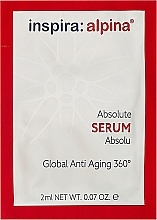 Антивікова сироватка для обличчя - Inspira:cosmetics Inspira:Alpina Absolute Serum (пробник) — фото N1