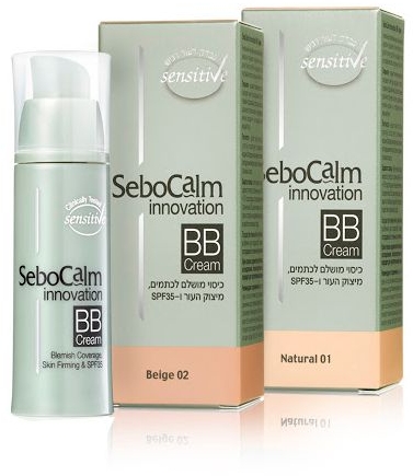 Подтягивающий тональный и защитный крем - SeboCalm Innovation BB Cream (пробник)