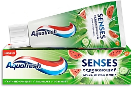 Зубная паста "Освежающий арбуз" - Aquafresh Senses — фото N2