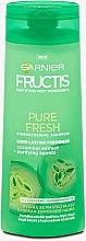 Зміцнювальний шампунь для жирного волосся - Garnier Fructis Pure Fresh Shampoo — фото N1