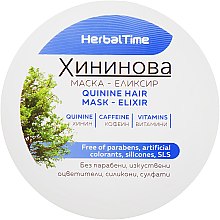 Хининовая маска-эликсир для волос - Herbal Time Mask Elixir — фото N1