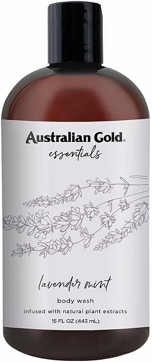 Гель для душа "Лавандовая мята" - Australian Gold Essentials Lavender Mint Body Wash — фото N1