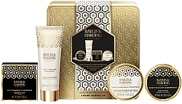 Набор - Baylis & Harding Sweet Mandarin & Grapefruit Luxury Pamper Tin Gift Set (sh/cr/50ml + b/butter/50ml + h/cr/50ml + soap/50g) — фото N1