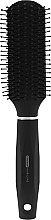 Масажна щітка для волосся чорного кольору - Titania Salon Professional — фото N1