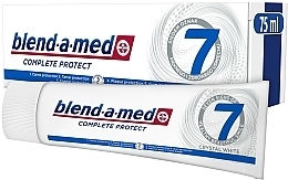 Парфумерія, косметика Зубна паста  - Blend-a-med Complete Protect 7 Crystal White Toothpaste
