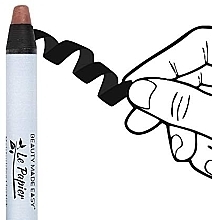 Увлажняющая помада-карандаш для губ - Beauty Made Easy Le Papier Moisturizing Lipstick Glossy Nudes — фото N4