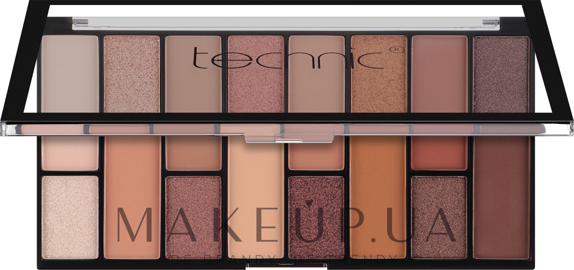 Палетка тіней для повік - Technic Cosmetics Pressed Pigment Eyeshadow Palette Exposed — фото 29.6g
