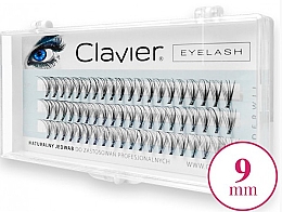 Накладні вії, 9 мм - Clavier Eyelash — фото N1