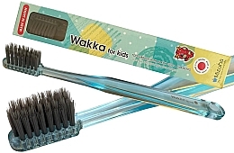 Зубна щітка для дітей до 6 років, м'яка, блакитна - Mizuha Wakka For Kids Toothbrush — фото N4
